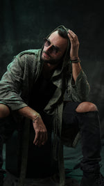 Load image into Gallery viewer, Knitted Hooded Kimono