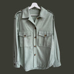 Load image into Gallery viewer, Mint Green Wool Shirt