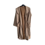 Load image into Gallery viewer, Suede Hooded Kimono