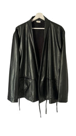 Load image into Gallery viewer, Leather Japanese Style Cardigan
