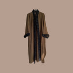 Load image into Gallery viewer, Hunter Wool Coat With Black Faux Fur
