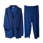 Load image into Gallery viewer, Blue Cardigan and Pant Set
