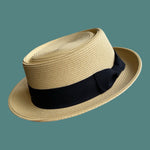 Load image into Gallery viewer, Porkpie Boater Hat
