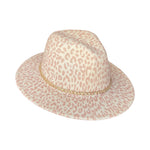 Load image into Gallery viewer, Leopard Fedora with Chain
