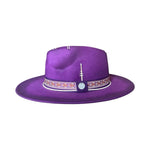 Load image into Gallery viewer, Purple Customized Fedora
