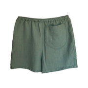 Mint Green Linen Shorts