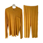 Load image into Gallery viewer, Mustard Hoodie and Pant Set
