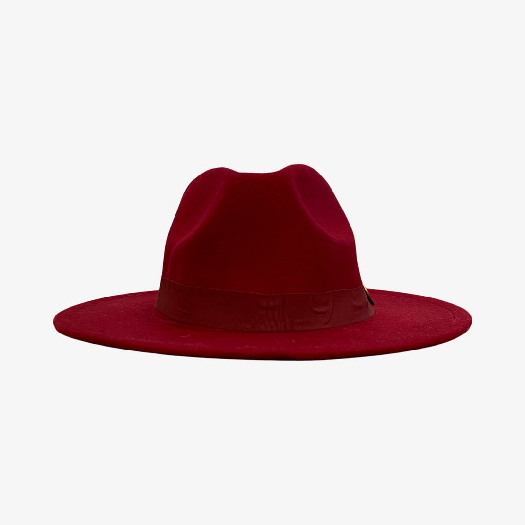 Burgundy Fedora