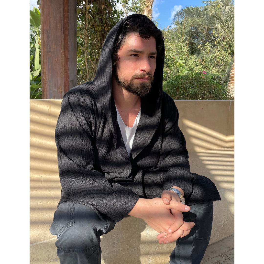 Hooded Sweater Kimono