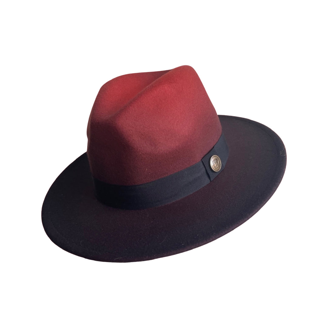 Red Ombre Fedora