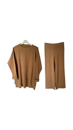 Load image into Gallery viewer, Wool Long Sleeve Sweater and Pant Set
