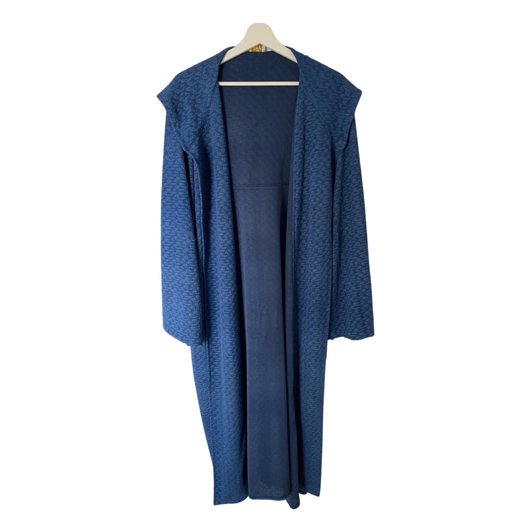 Blue Hooded Kimono