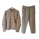 Load image into Gallery viewer, Tweed Jacket and Pant Set
