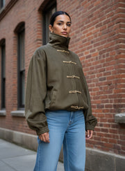 The Knotty Suede Jacket