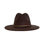 Load image into Gallery viewer, Fedora with Gold &amp; Suede Rope
