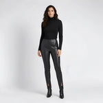 Load image into Gallery viewer, Leather Leggings with Slit on Ankle