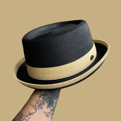 Straw Pork Pie Hat