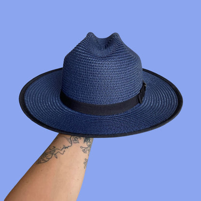 Double Top Straw Hat