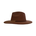 Load image into Gallery viewer, Fedora with Gold &amp; Suede Rope
