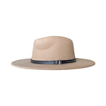 Load image into Gallery viewer, Beige Wide-Brim Fedora
