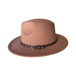 Load image into Gallery viewer, Brown Fedora with Brown Belt
