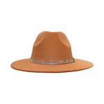 Load image into Gallery viewer, Beige Fedora With Silver Strap
