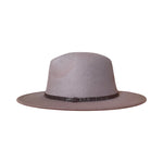 Load image into Gallery viewer, Grey Fedora With Black Studded Strap
