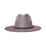 Load image into Gallery viewer, Grey Fedora With Black Studded Strap
