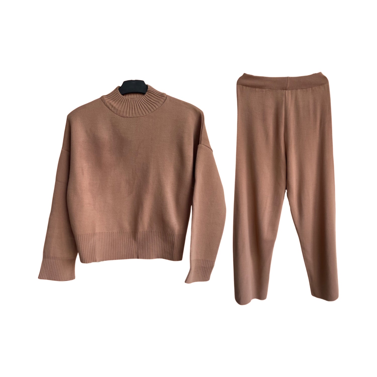 Wool Long sleeves pull over and pants set