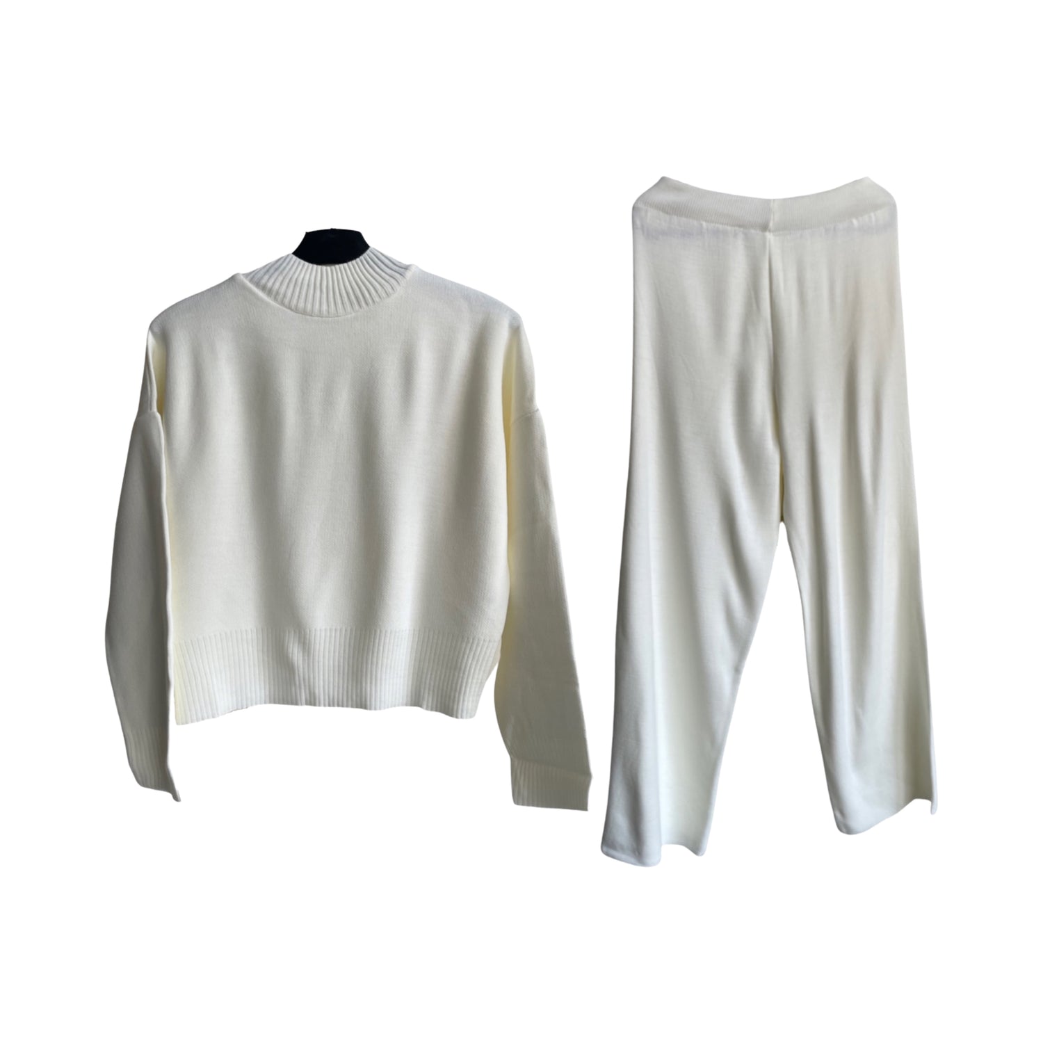 Wool Long sleeves pull over and pants set