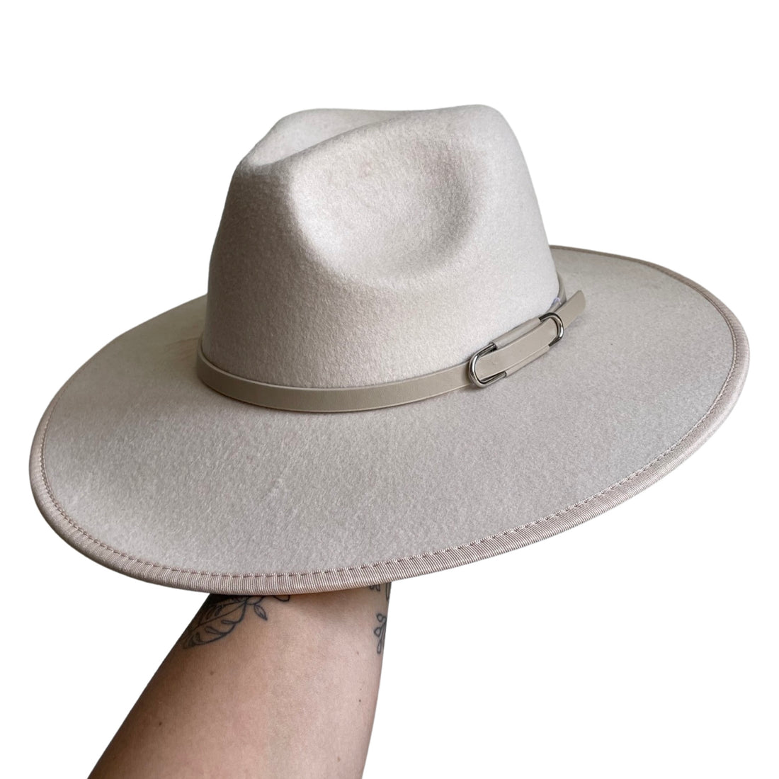 Off White Wide-Brim Fedora