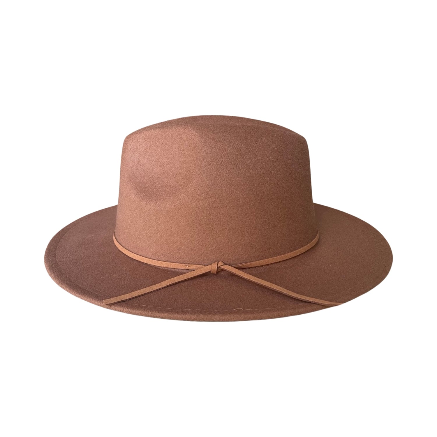 Brown Fedora Suede Strap